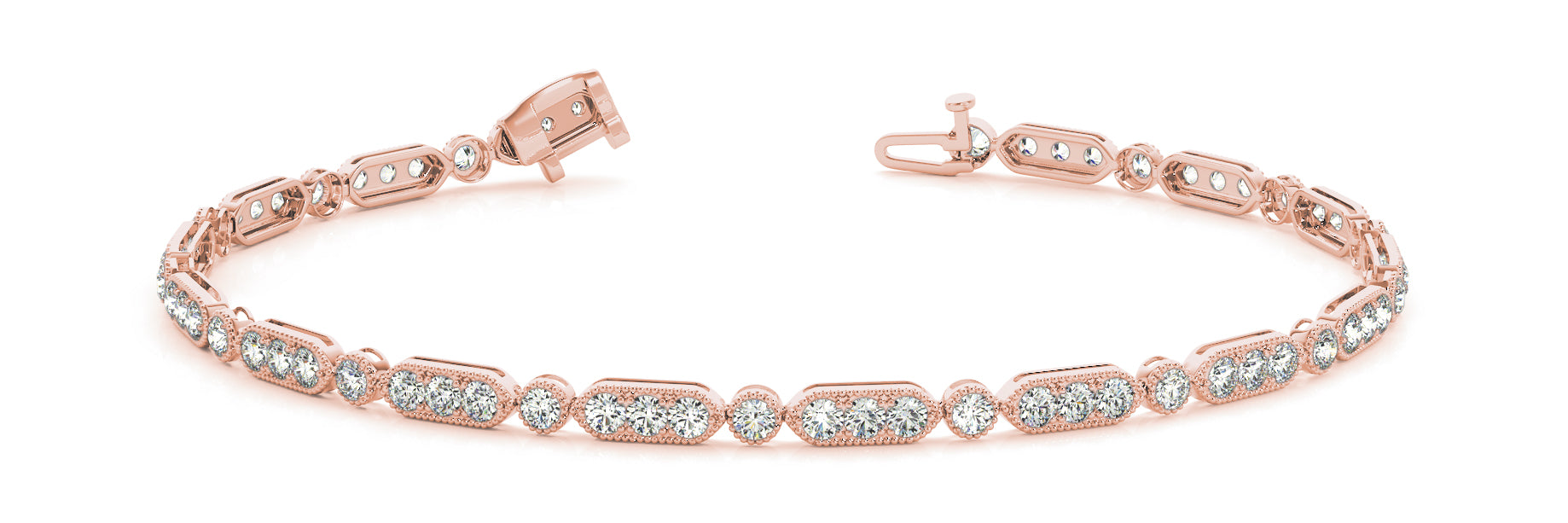 In-Line Prong Set Diamond Bracelet · 0.64 ct tw