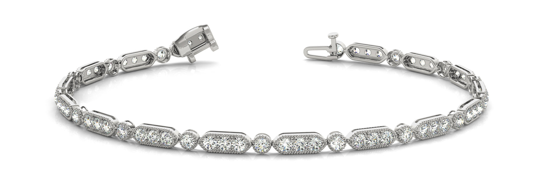 In-Line Prong Set Diamond Bracelet · 0.64 ct tw