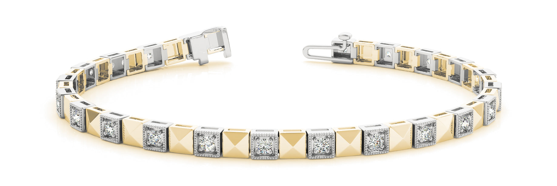 In-Line Prong Set Diamond Bracelet · 0.57 ct tw