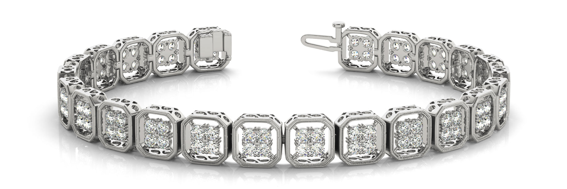 Vintage Diamond Bracelet · 2.88 ct tw