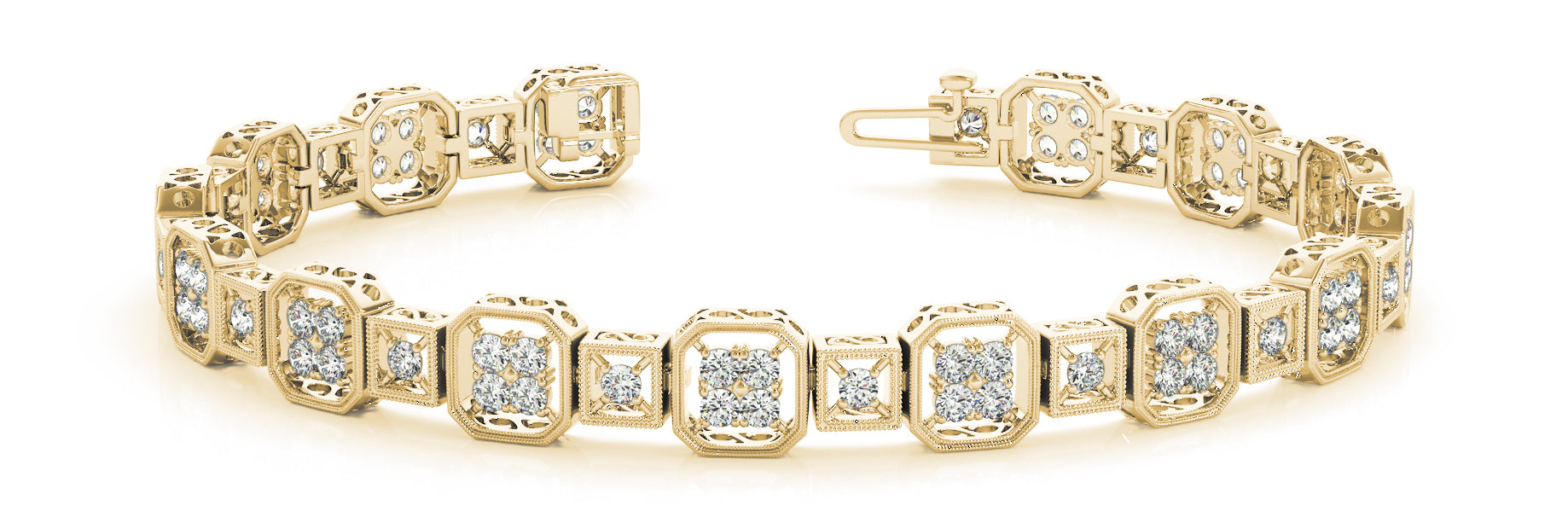 Vintage Diamond Bracelet · 2.10 ct tw