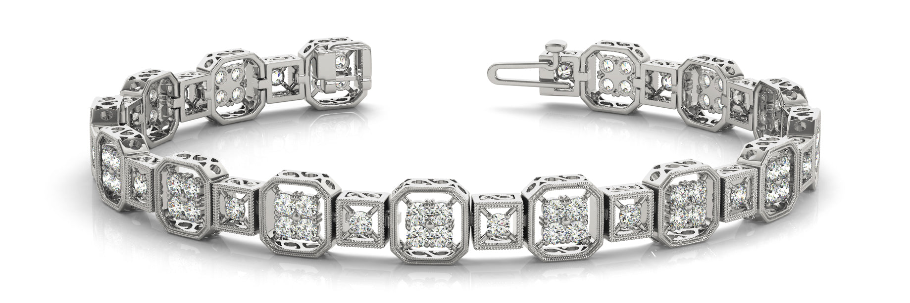 Vintage Diamond Bracelet · 2.10 ct tw