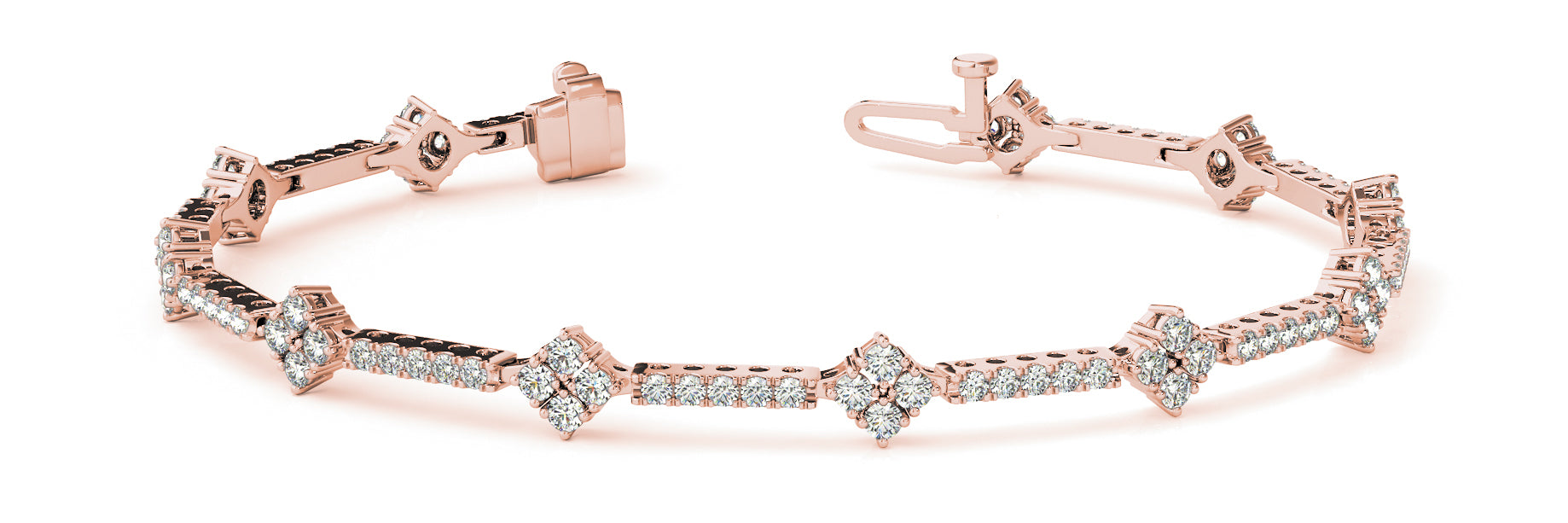 In-Line Prong Set Diamond Bracelet · 1.29 ct tw