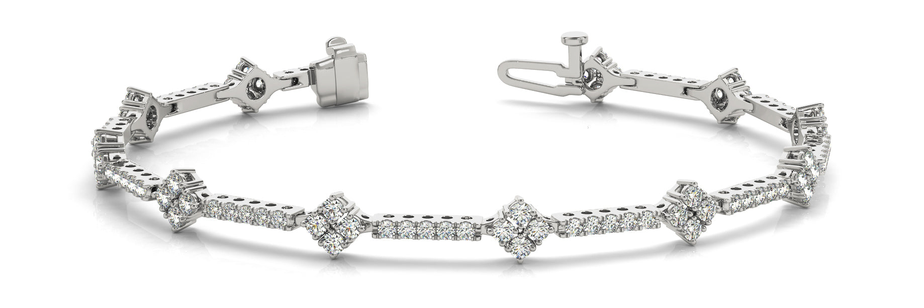 In-Line Prong Set Diamond Bracelet · 1.29 ct tw