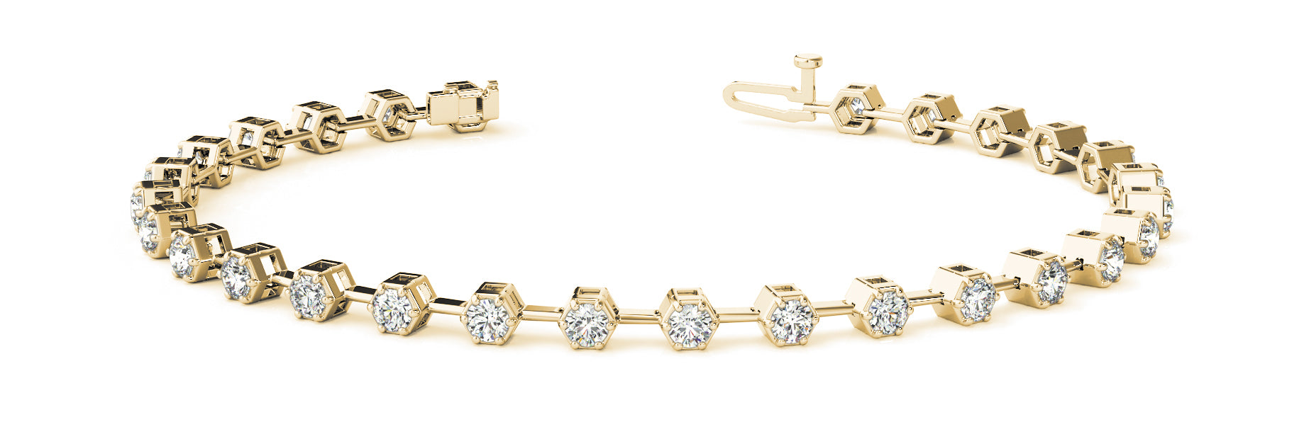 In-Line Prong Set Diamond Bracelet · 2.52 ct tw