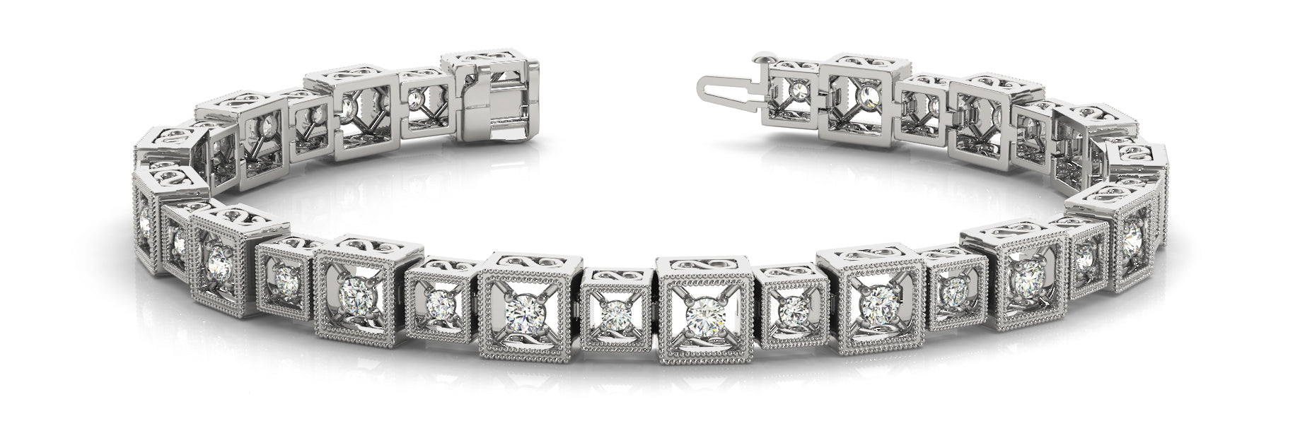 In-Line Prong Set Diamond Bracelet · 1.92 ct tw