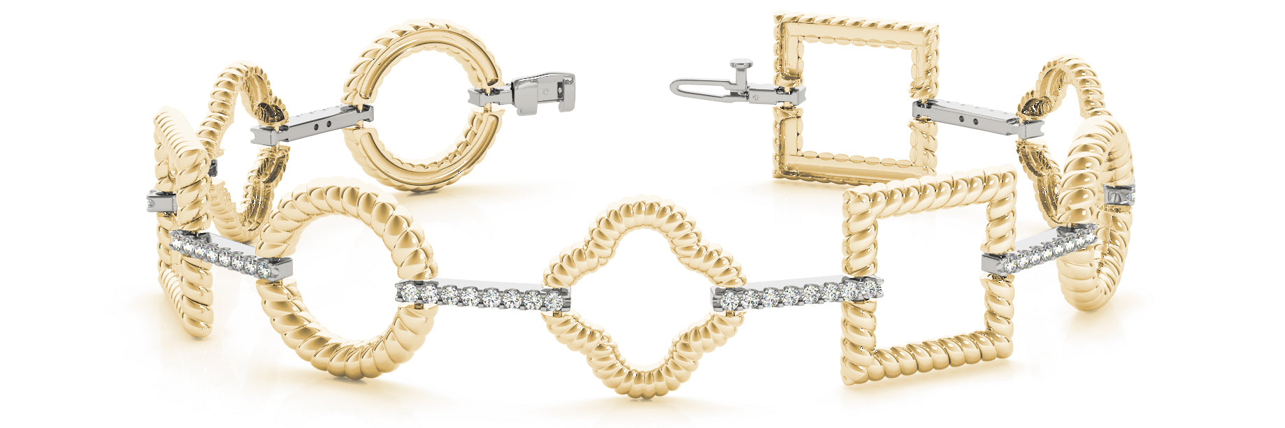 Shapes Diamond Bracelet · 0.74 ct tw