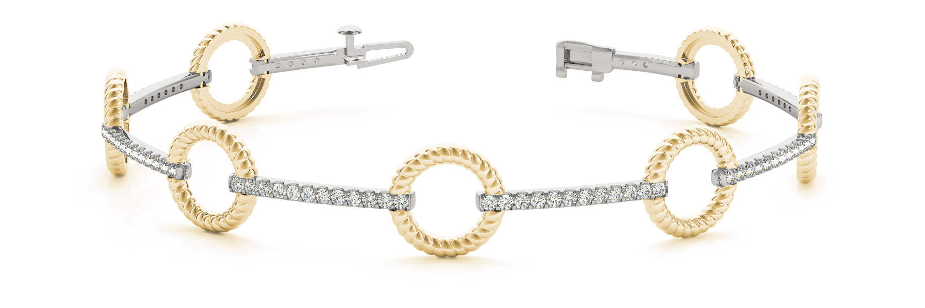 Shapes Diamond Bracelet · 0.92 ct tw