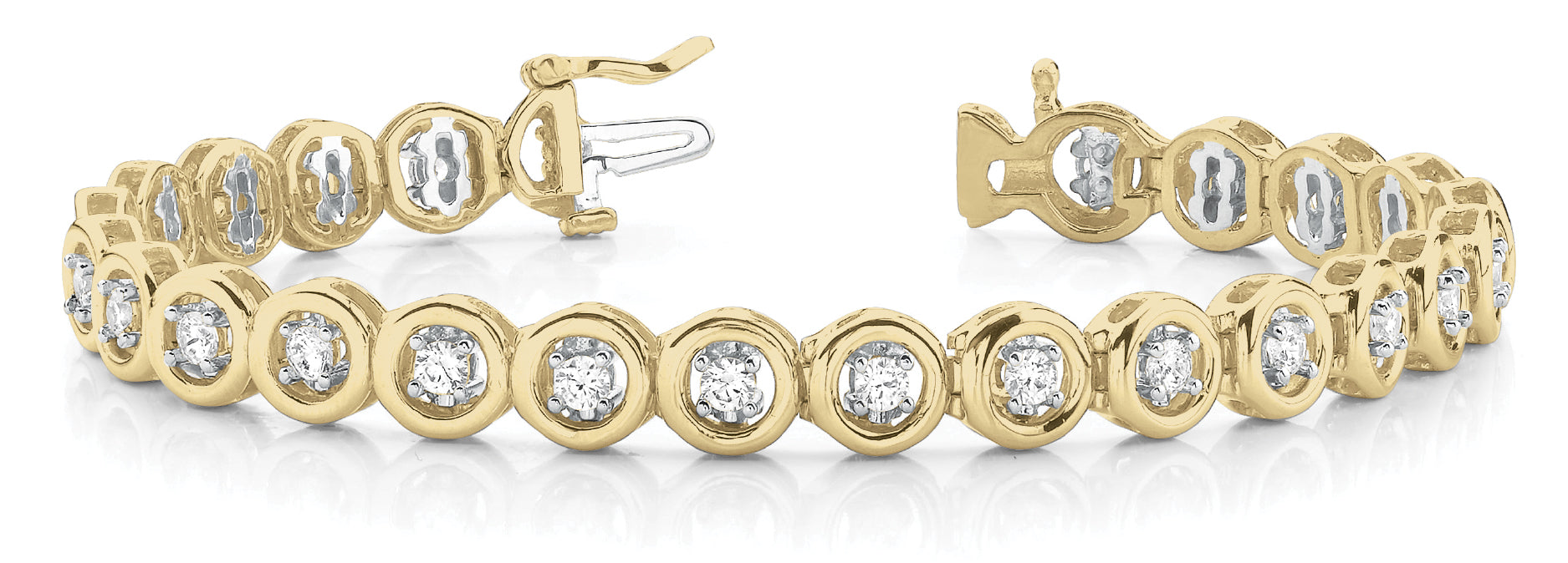 In-Line Prong Set Diamond Bracelet · 0.54 ct tw