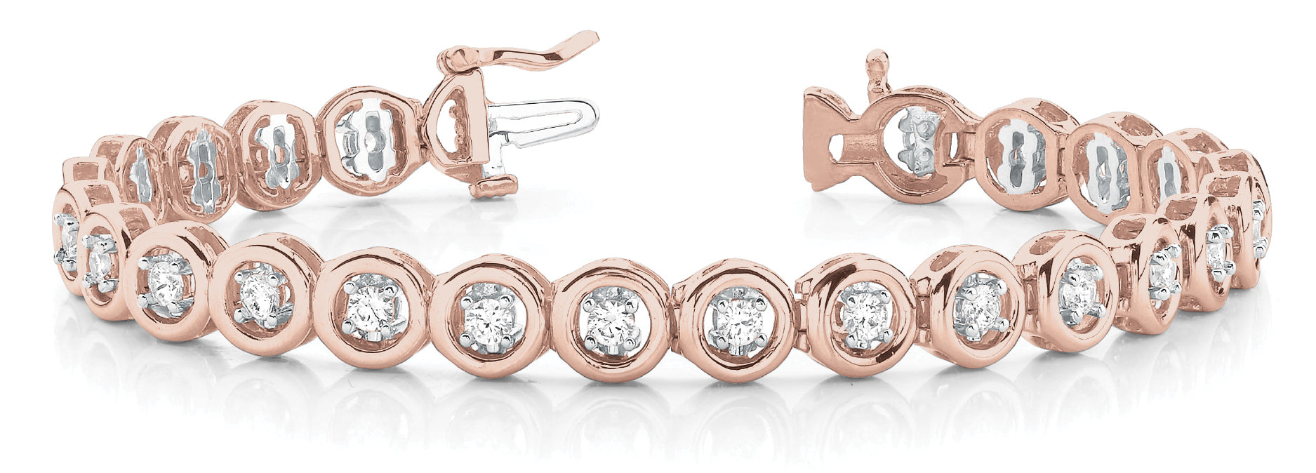 In-Line Prong Set Diamond Bracelet · 1.50 ct tw