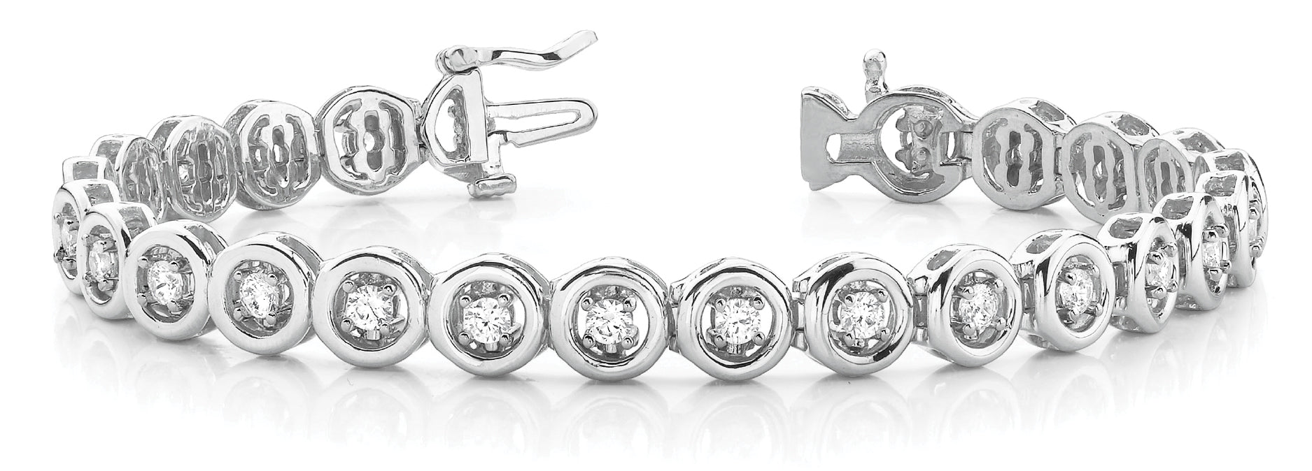 In-Line Prong Set Diamond Bracelet · 2.86 ct tw