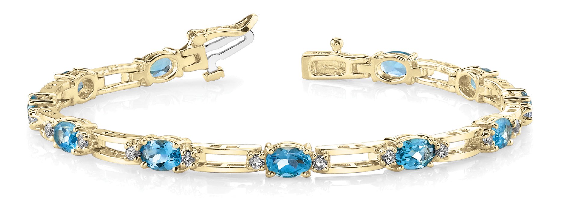 Oval Stone Gemstone Bracelet · 0.72 ct tw