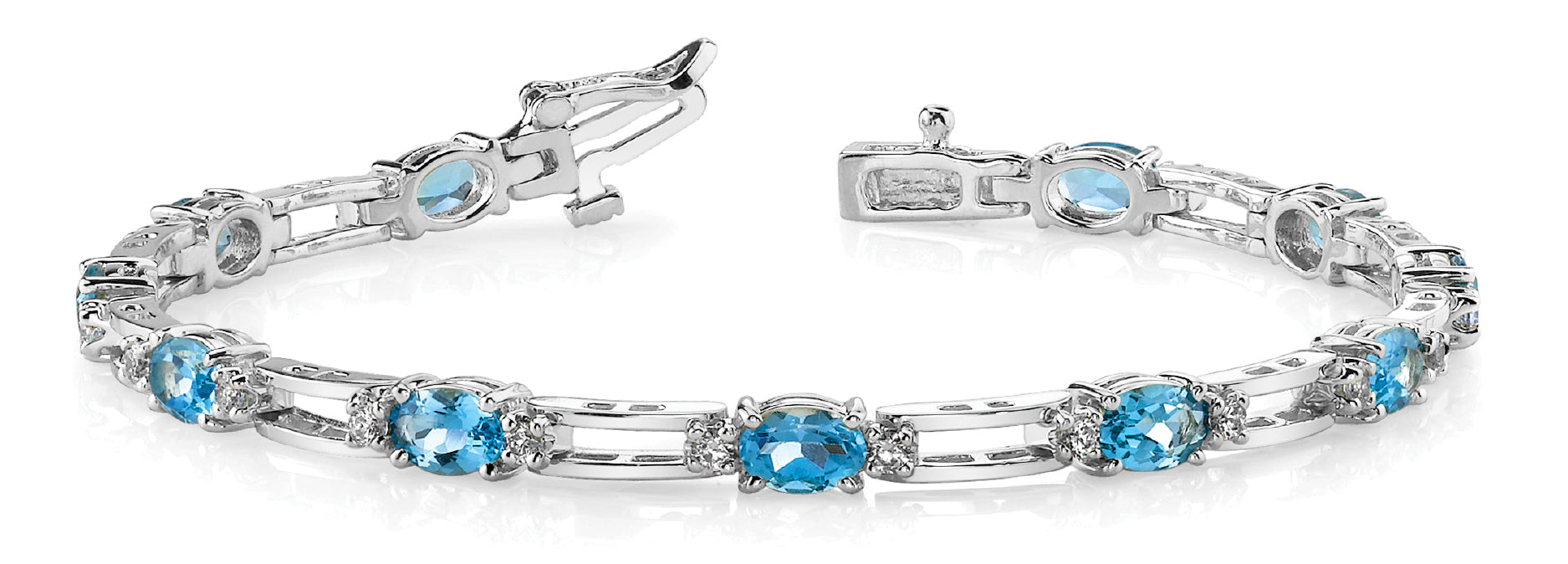 Oval Stone Gemstone Bracelet · 0.72 ct tw
