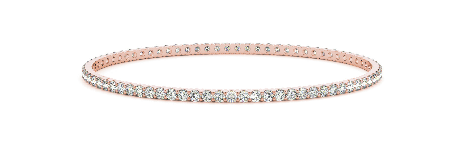 Bangle Traditional Diamond Bracelet · 3.40 ct tw