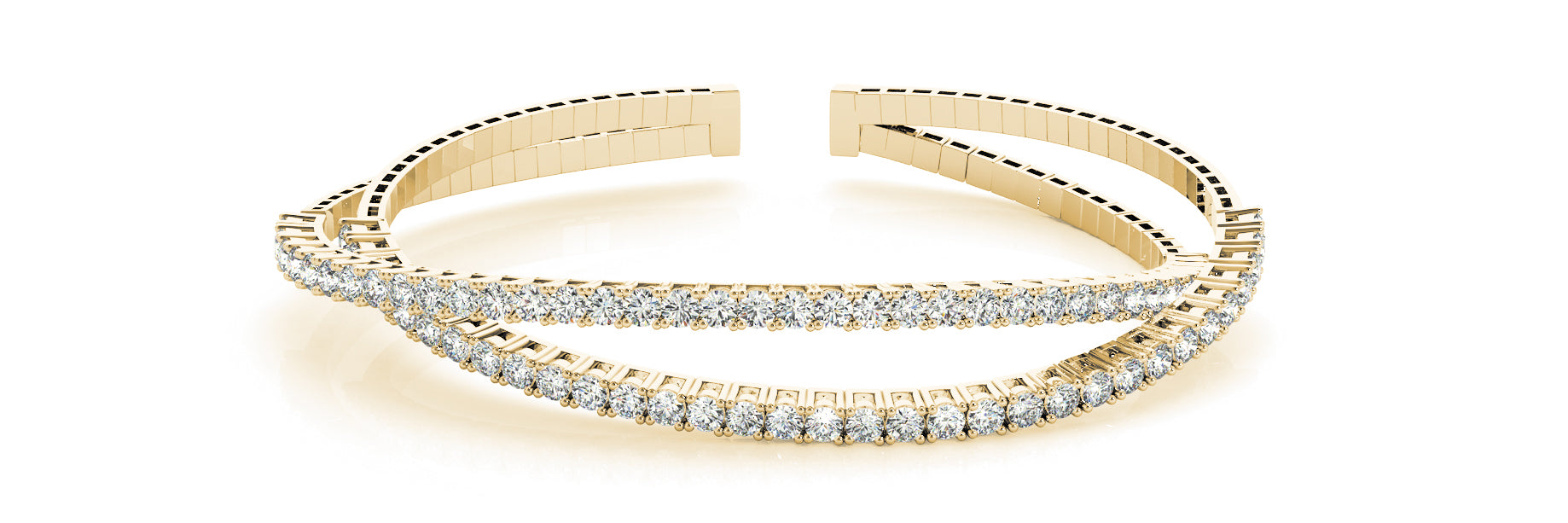 Bangle Multi Row Diamond Bracelet · 3.20 ct tw