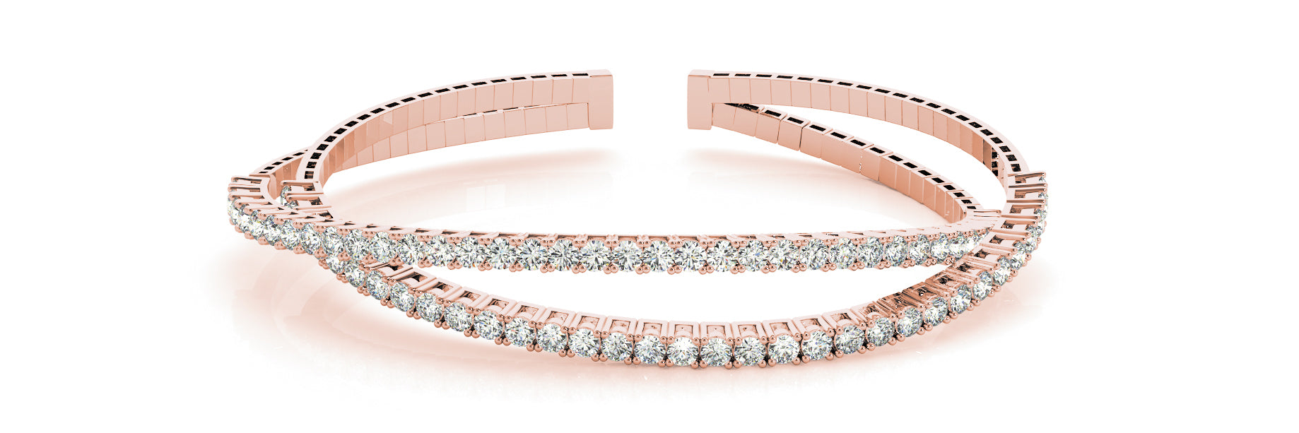 Bangle Multi Row Diamond Bracelet · 3.20 ct tw
