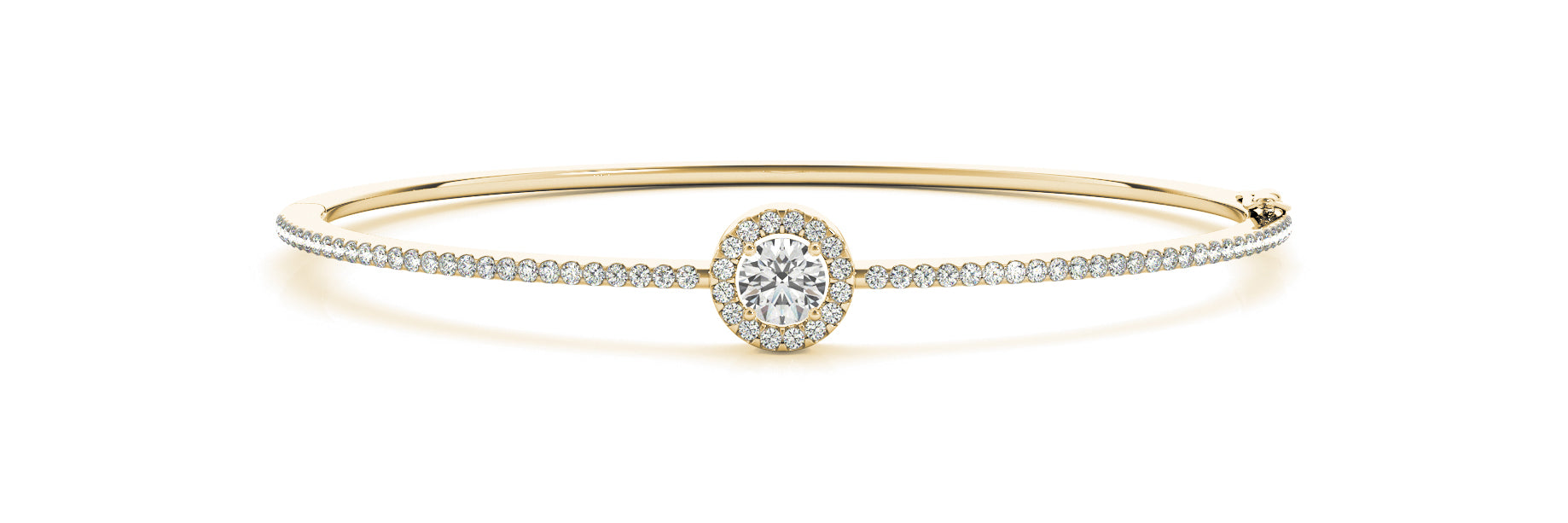 Round Bangle Fashion Diamond Bracelet · 1.18 ct tw
