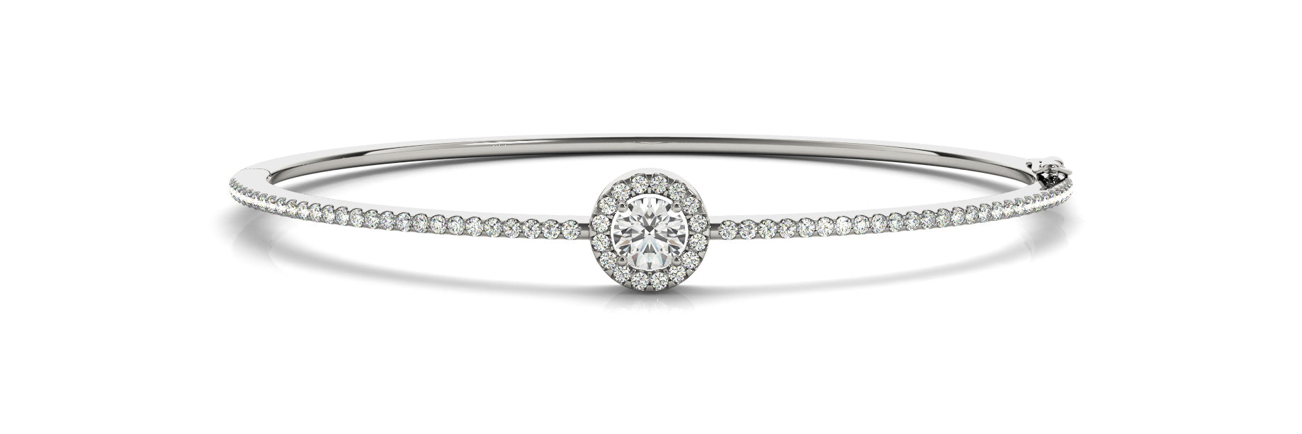 Round Bangle Fashion Diamond Bracelet · 1.18 ct tw