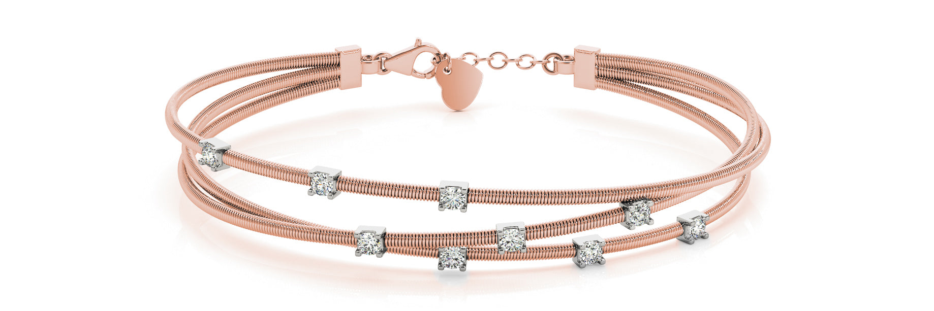 Bangle Italian Made Diamond Bracelet · 0.25 ct tw