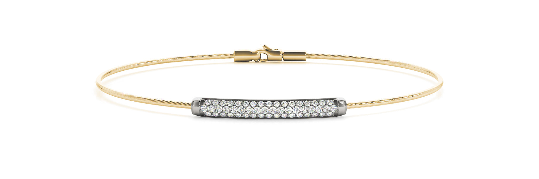Bangle Italian Made Diamond Bracelet · 0.31 ct tw