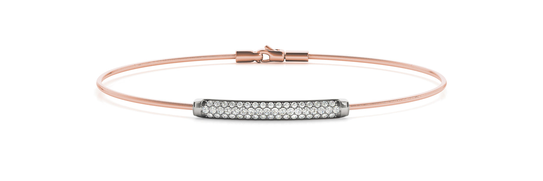Bangle Italian Made Diamond Bracelet · 0.31 ct tw