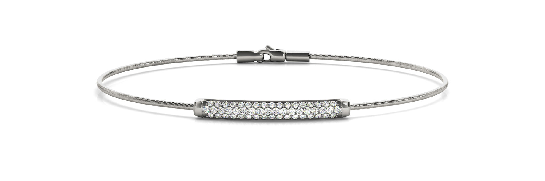 Bangle Italian Made Diamond Bracelet · 0.31 ct tw