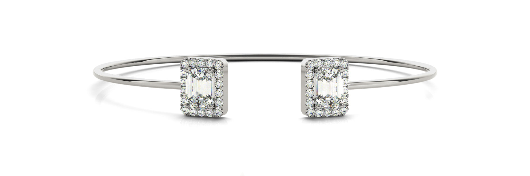 Emerald Bangle Fashion Diamond Bracelet · 2.36 ct tw