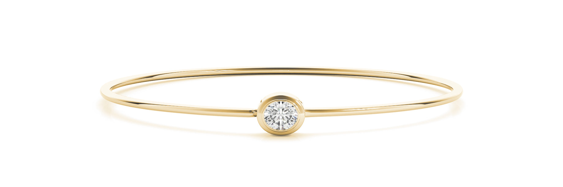 Oval Bangle Traditional Diamond Bracelet · 0.48 ct tw