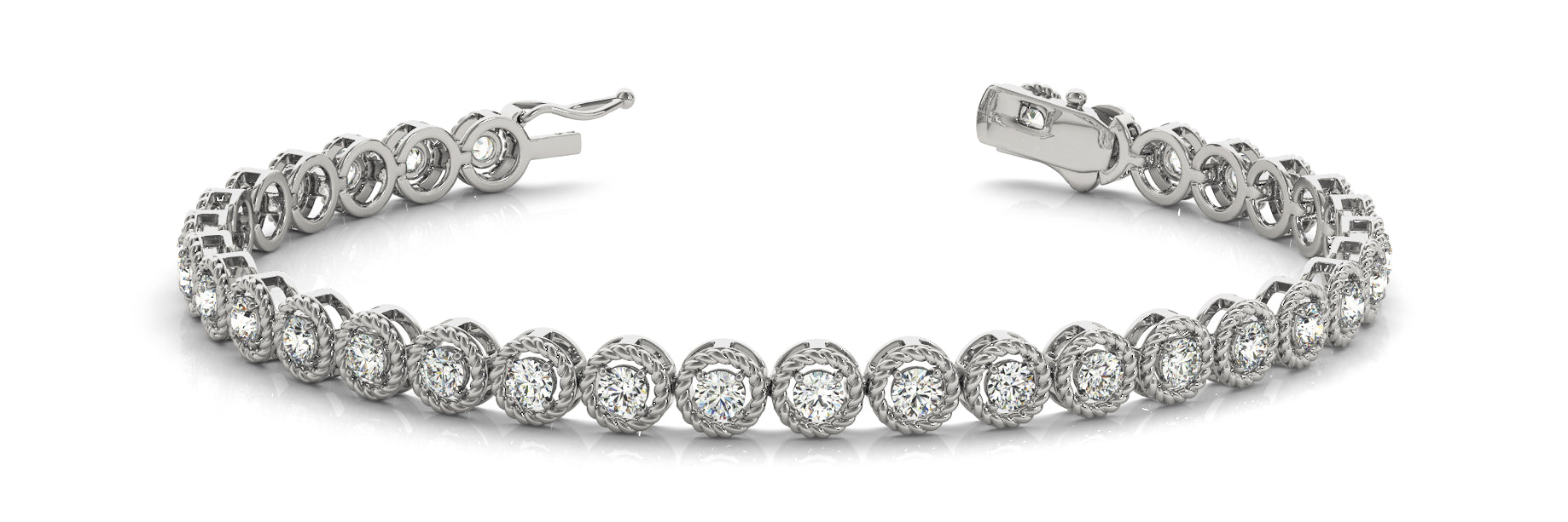 In-Line Prong Set Diamond Bracelet · 1.98 ct tw