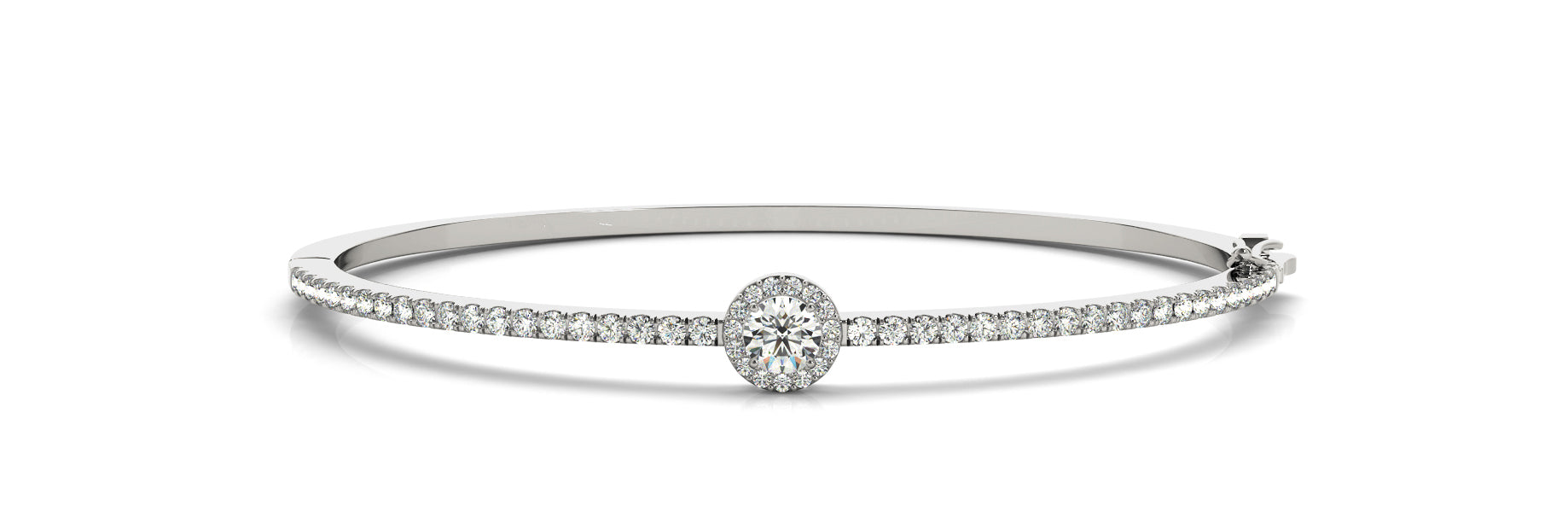 Round Bangle Traditional Diamond Bracelet · 1.80 ct tw