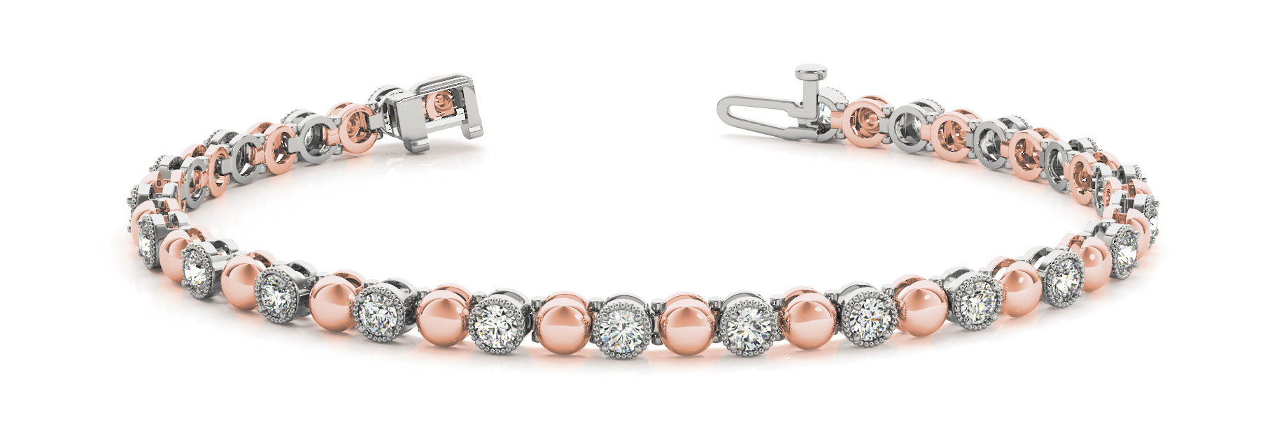 In-Line Prong Set Diamond Bracelet · 0.66 ct tw