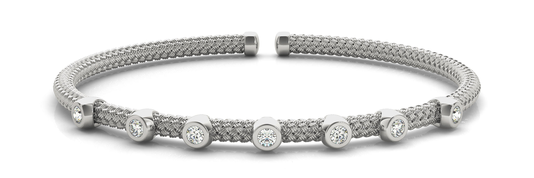 Bangle Italian Made Diamond Bracelet · 0.35 ct tw