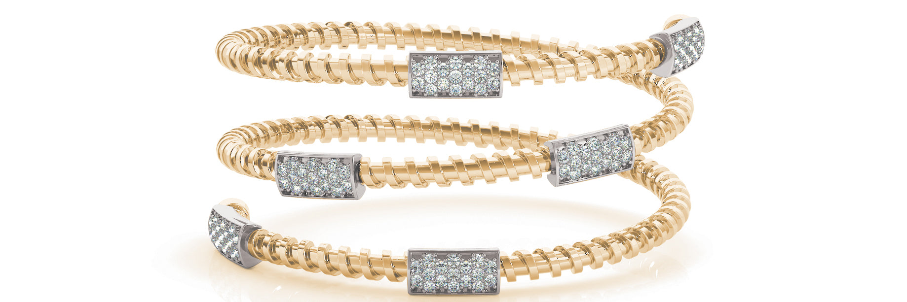 Bangle Italian Made Diamond Bracelet · 0.77 ct tw