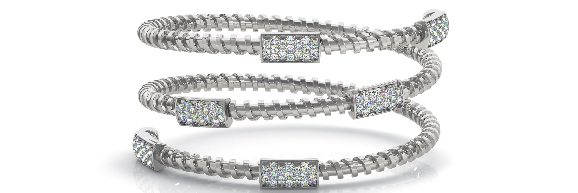 Bangle Italian Made Diamond Bracelet · 0.77 ct tw