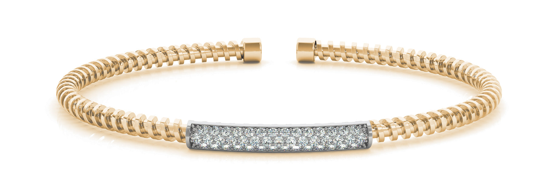 Bangle Italian Made Diamond Bracelet · 0.53 ct tw