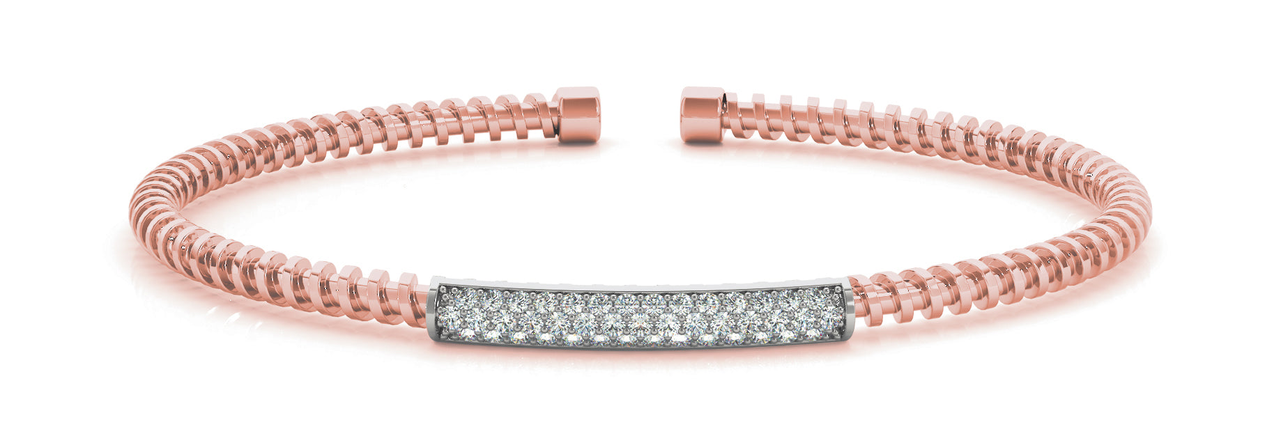 Bangle Italian Made Diamond Bracelet · 0.53 ct tw
