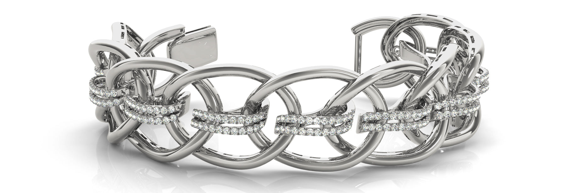 Italian Made Diamond Bracelet · 3.51 ct tw