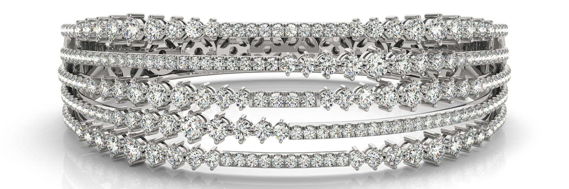 Bangle Fashion Diamond Bracelet · 5.46 ct tw