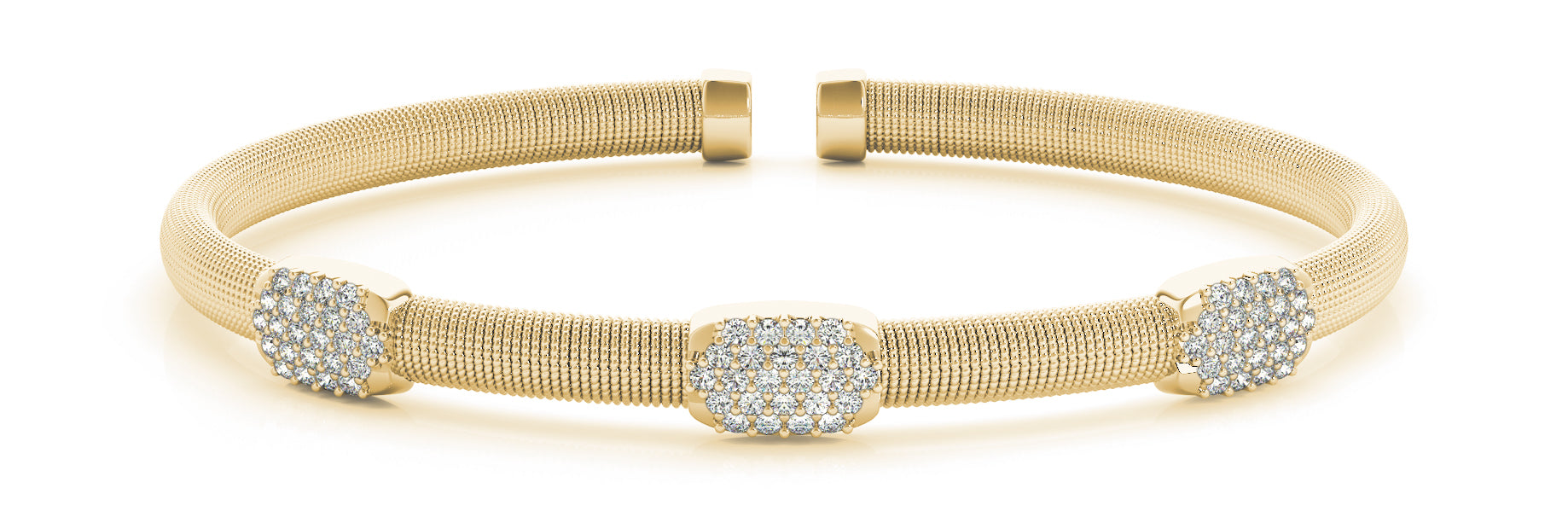 Bangle Italian Made Diamond Bracelet · 0.72 ct tw