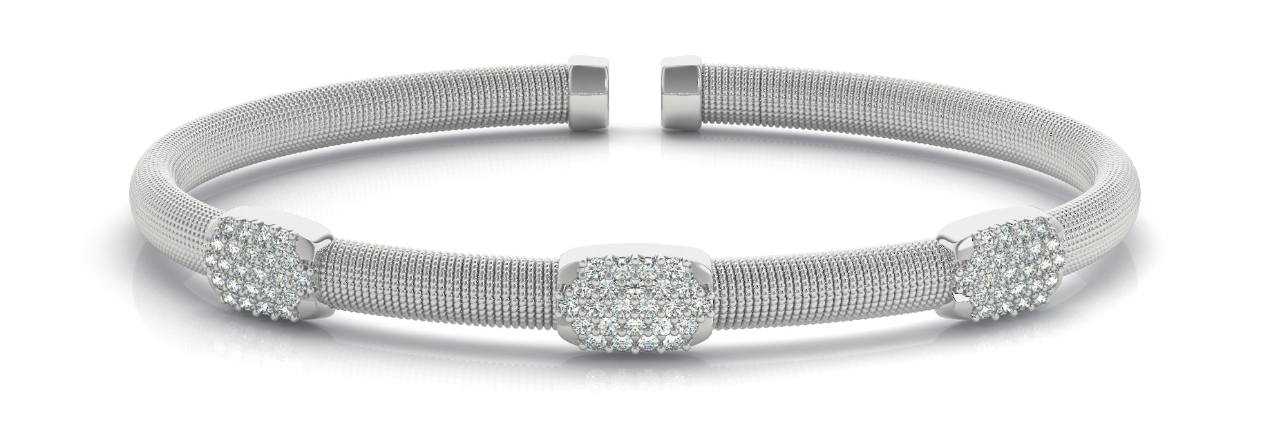 Bangle Italian Made Diamond Bracelet · 0.72 ct tw