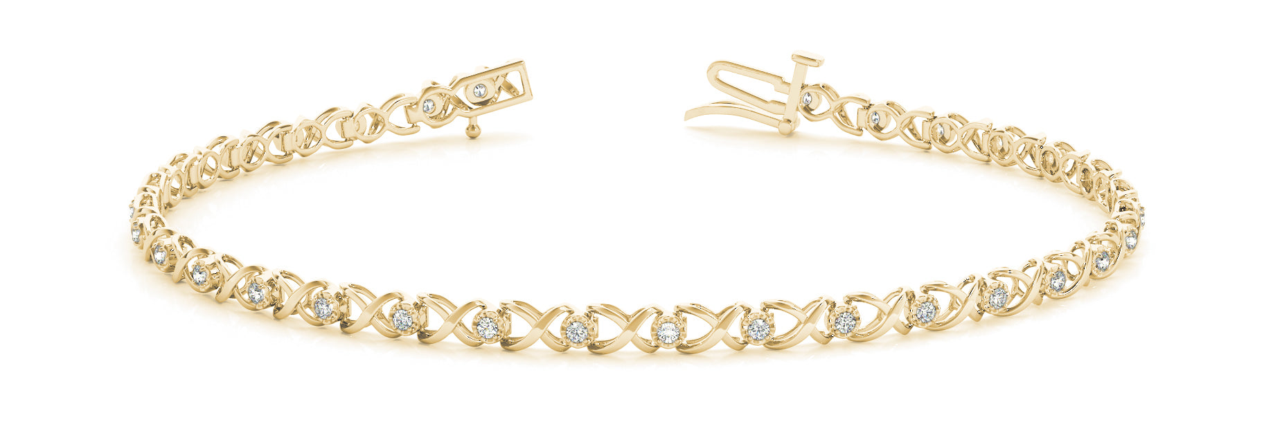 Bangle Italian Made Diamond Bracelet · 0.29 ct tw