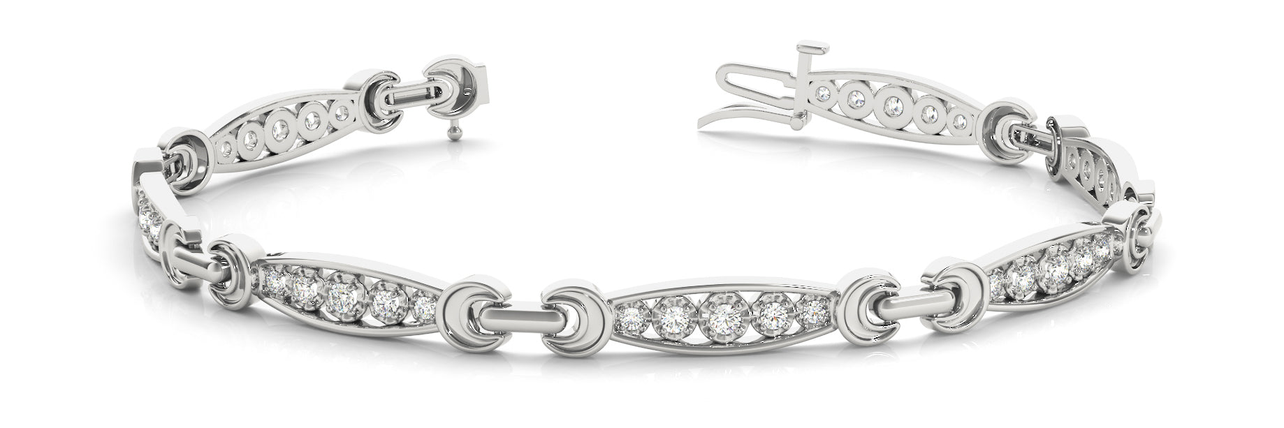 Bangle Italian Made Diamond Bracelet · 0.39 ct tw