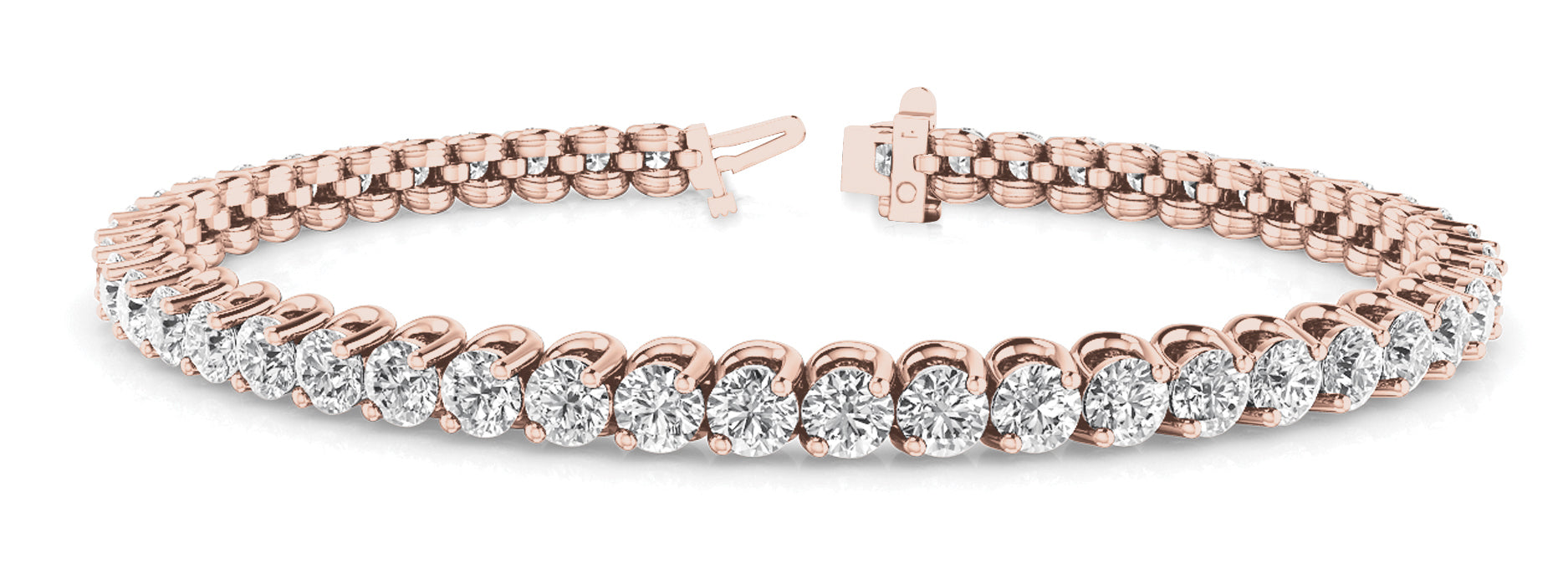 2 Prong Inline Wire Tennis Diamond Bracelet · 2.04 ct tw