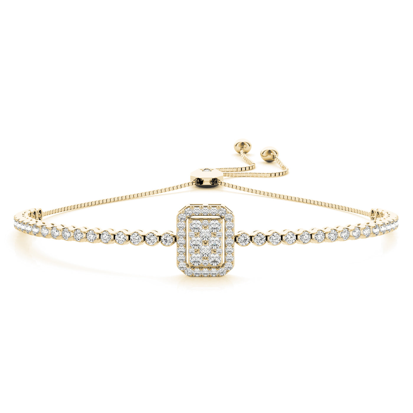Cluster Adjustable Diamond Bracelet · 1.71 ct tw