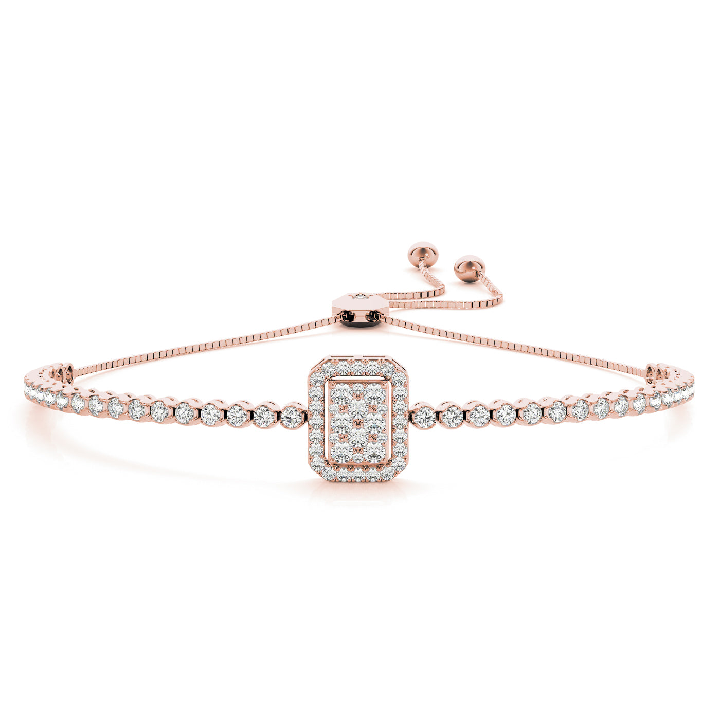 Cluster Adjustable Diamond Bracelet · 1.71 ct tw