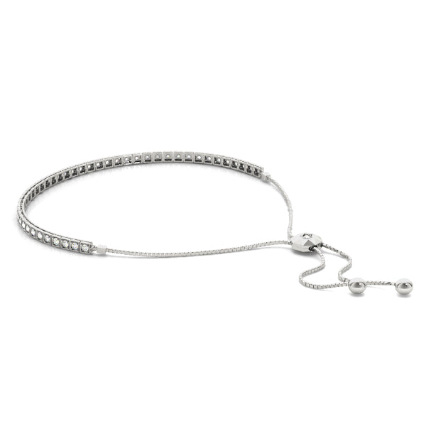 Adjustable Tennis Diamond Bracelet · 0.69 ct tw
