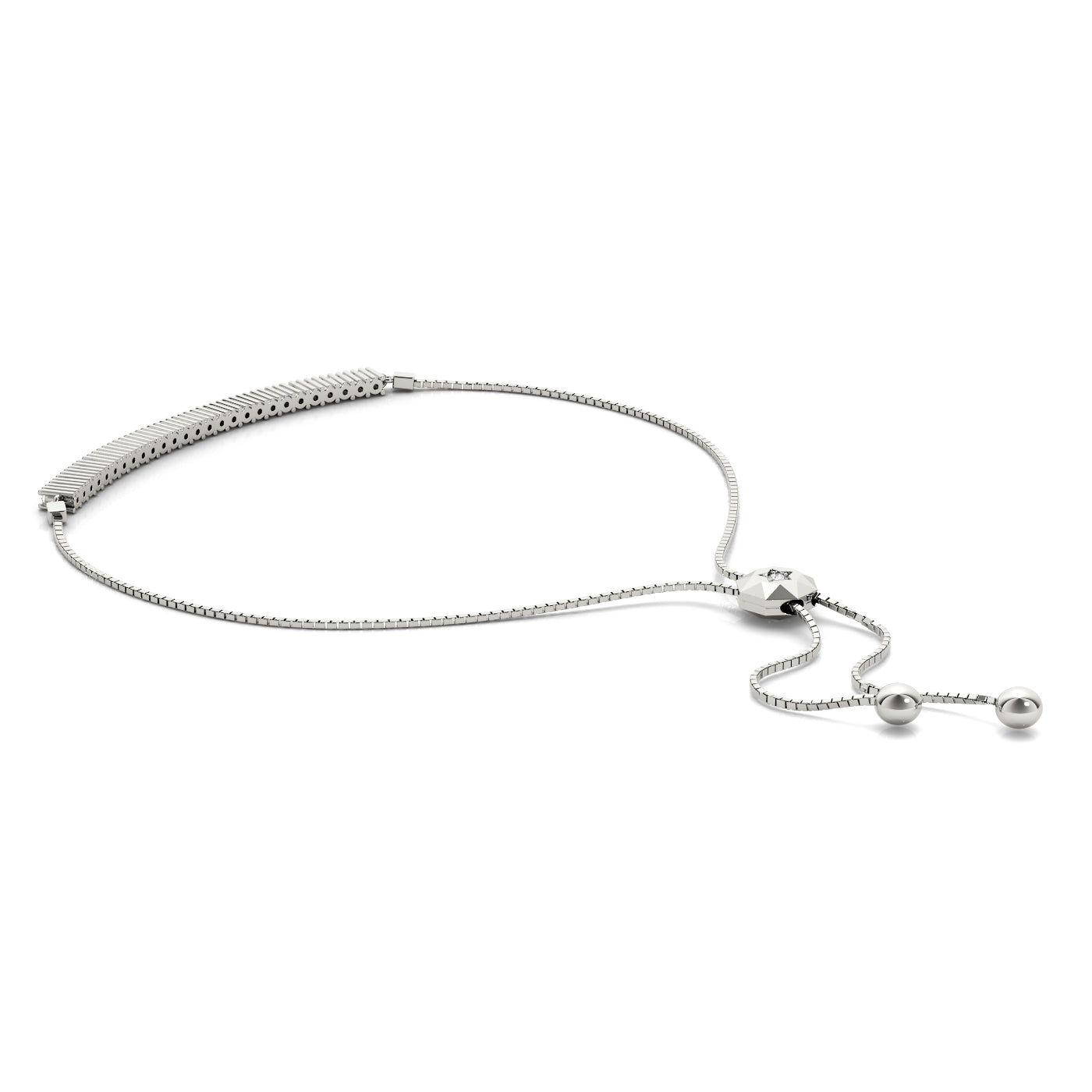 14kw Diamond Adjustable Bracelet · 0.37 ct tw
