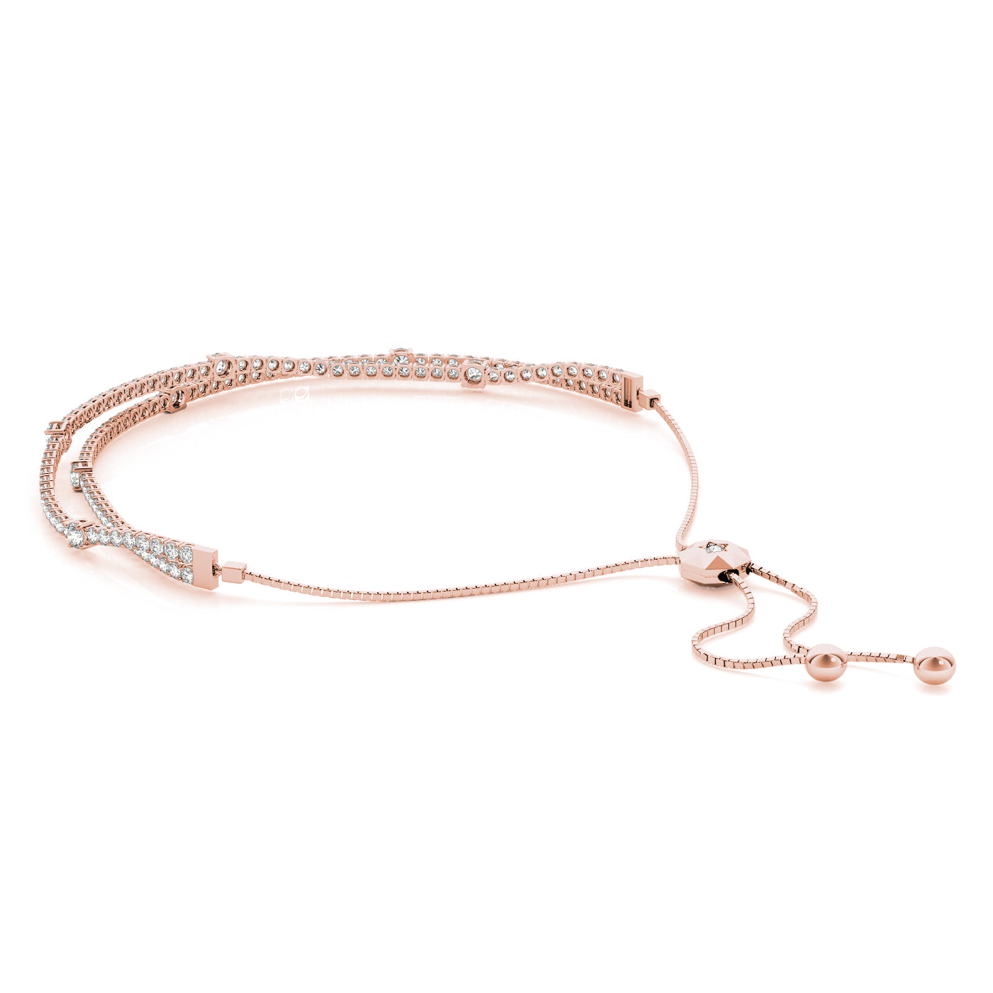 14kw Diamond Adjustable Bracelet · 1.99 ct tw