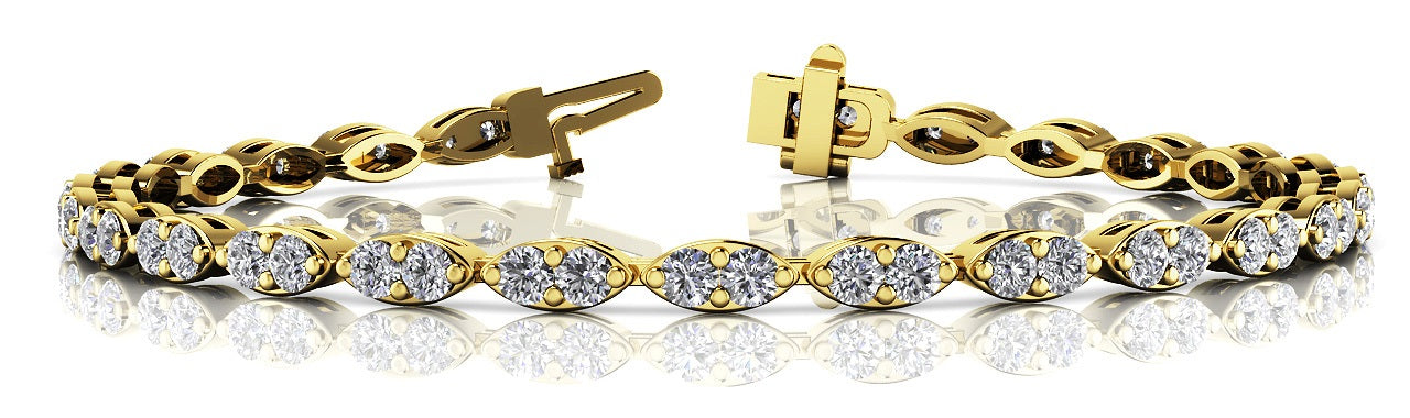 Prong Set Diamond Bracelet · 3.24 ct tw