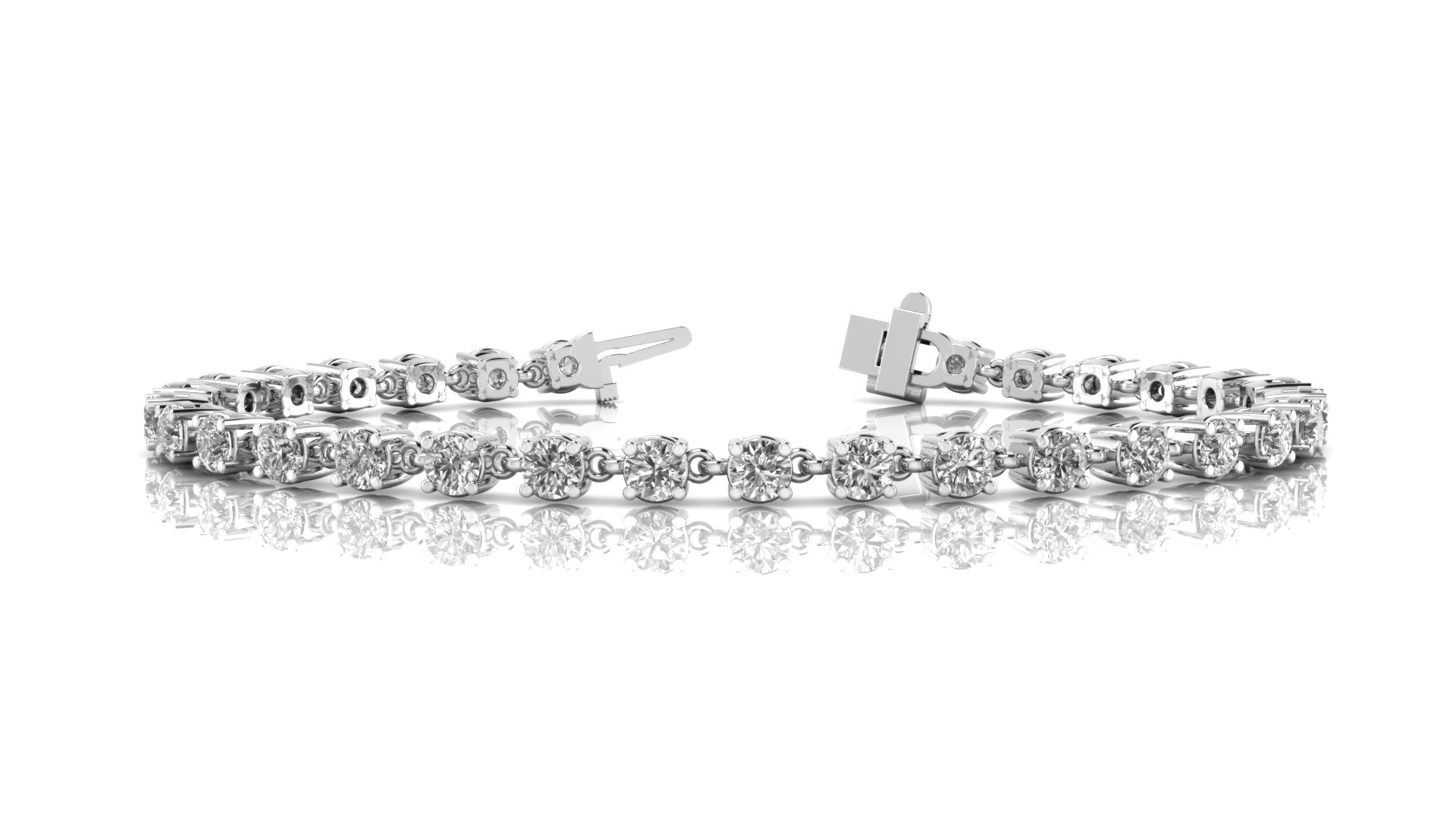 4 Prong Diamond Bracelet · 2.34 ct tw
